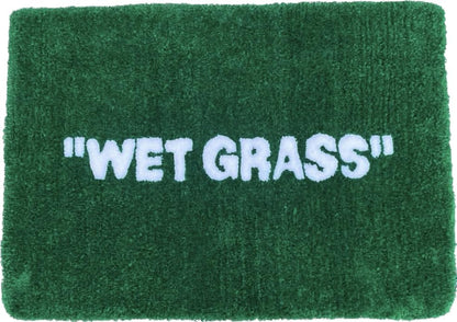 Wet Grass Rug - Tufted Hypebeast Rug - Handmade & Premium - 32 * 20In (80 * 50Cm) - Hypebeast Room Decor - off White Rug - Aesthetic Bape Rug -  Rug