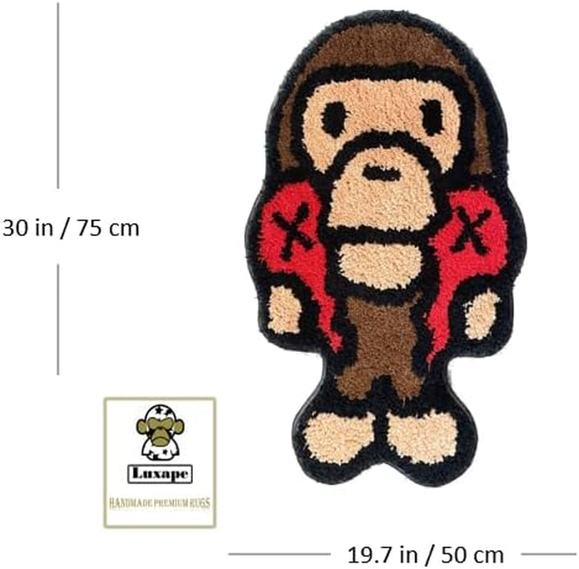 Baby Milo BAPE Rug - X Kawed Rug - Handmade & Premium- 30In W * 20In L (75 * 50Cm) - Hypebeast Rug - Anime Rug - Preppy Decor - Bape Decor - a Bathing APE -  Rug (Baby Milo)