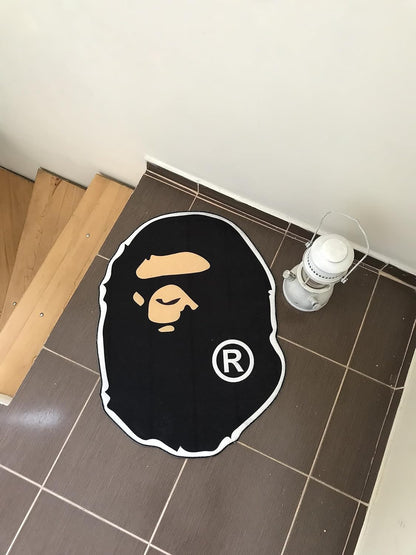 Bape Rug, Large, Low Pile, Modern Area Rug, Non Slip, Colorful, Indoor, Hypebeast Pattern, Suitable for Bedroom, Living Room, Playroom