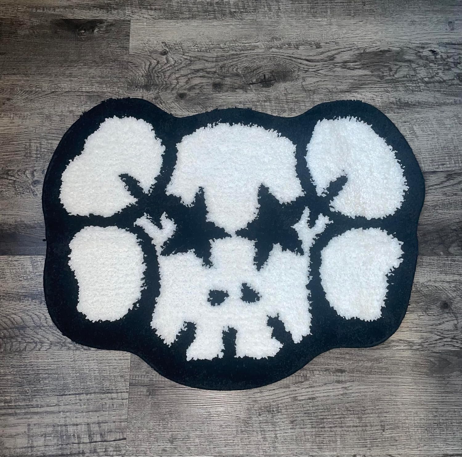 Ka-Ws Rug - Bape Star Rug - Hypebeast Room Decor - Handmade & Premium- 27In W * 20In L (70 * 50Cm) - Ka-Ws Design - Hypebeast Rug - Preppy Decor - Bape Rug -  Rug (Kawed)