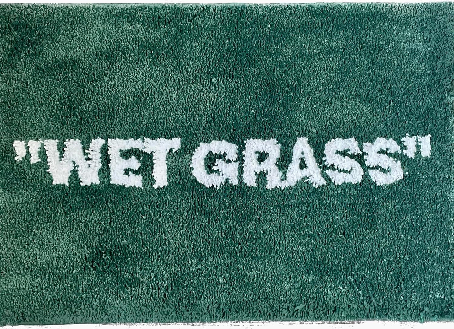 Wet Grass Rug - Tufted Hypebeast Rug - Handmade & Premium - 32 * 20In (80 * 50Cm) - Hypebeast Room Decor - off White Rug - Aesthetic Bape Rug -  Rug