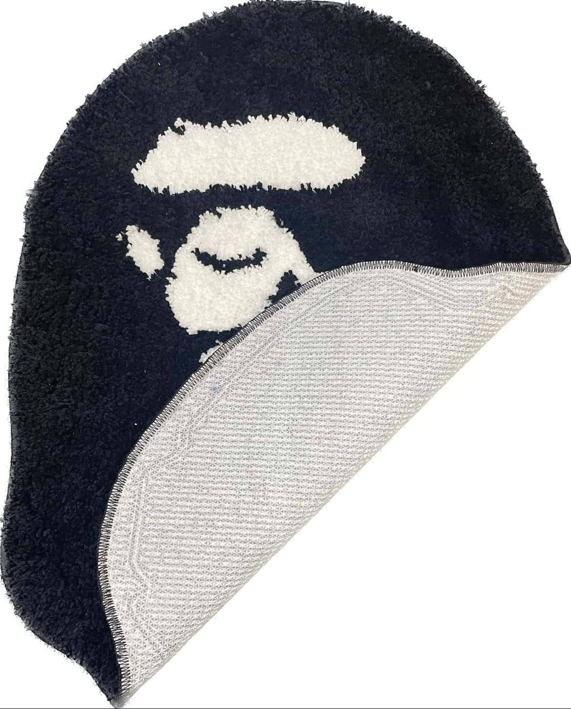 Bape Rug - Handmade & Premium- 28In W * 20In L (70 * 50Cm) - Hypebeast Rug - Hypebeast Rug Decor - Living Room, Bedroom, Children Room, Door Mat - a Bathing APE Rug (Blue Camo) (Gorilla)