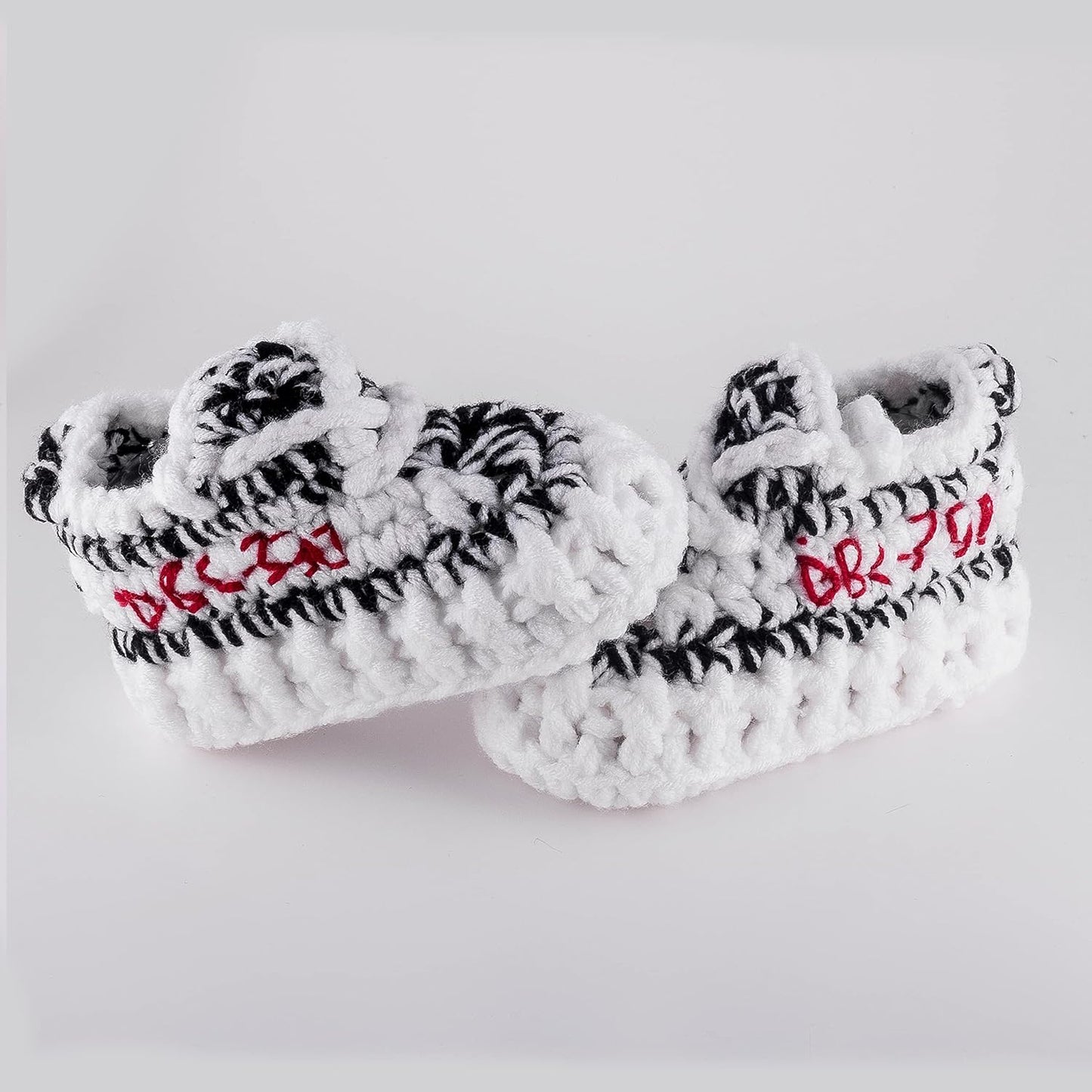 Baby Sneakers Crochet Hypebeast Shoes for Toddler Sneakerheads, Soft Booties for Boys & Girls, Designer Kids Fashion, Breathable & Comfortable Children'S Kicks