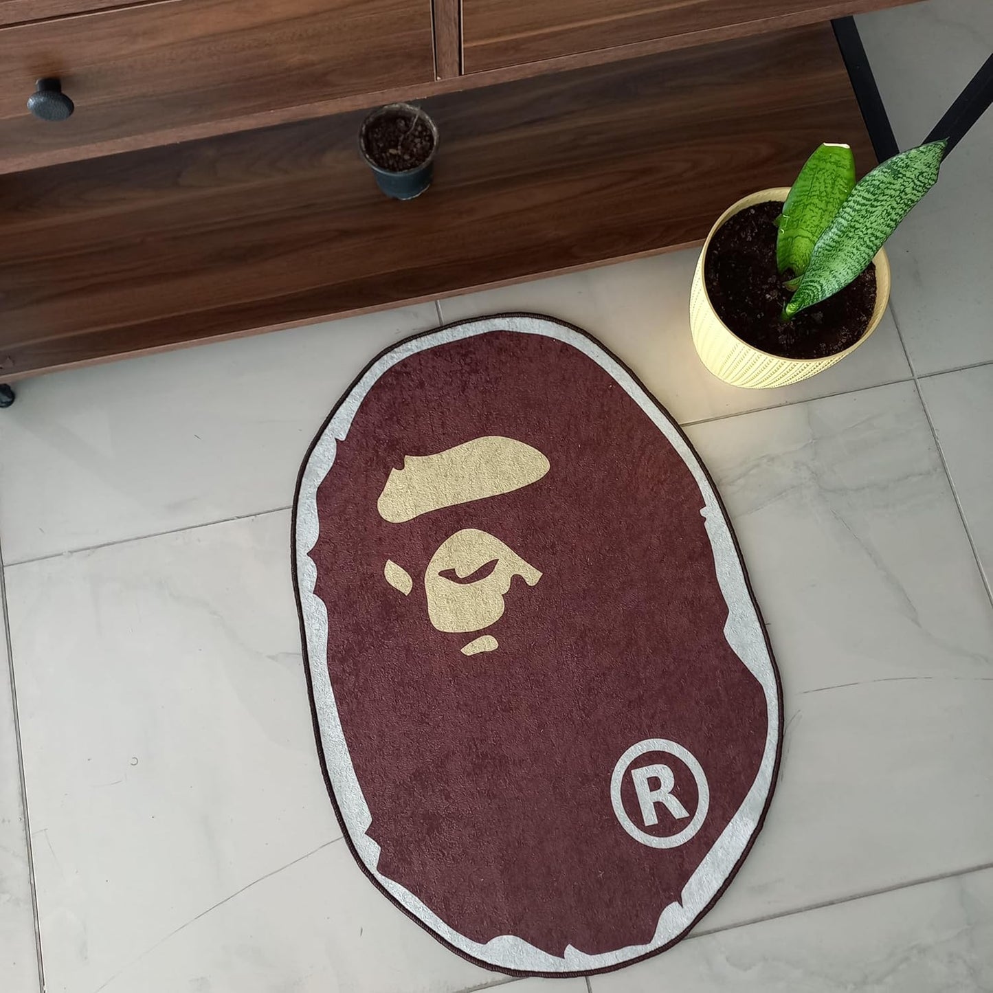 Bape Rug - Hypebeast Room Decor Modern Rug Hypebeast Rug for Bedroom Living Room Gaming Room Premium Quality Irregular Shaped Bape Rug Decor (Economic Quality, 2X3 Ft.)