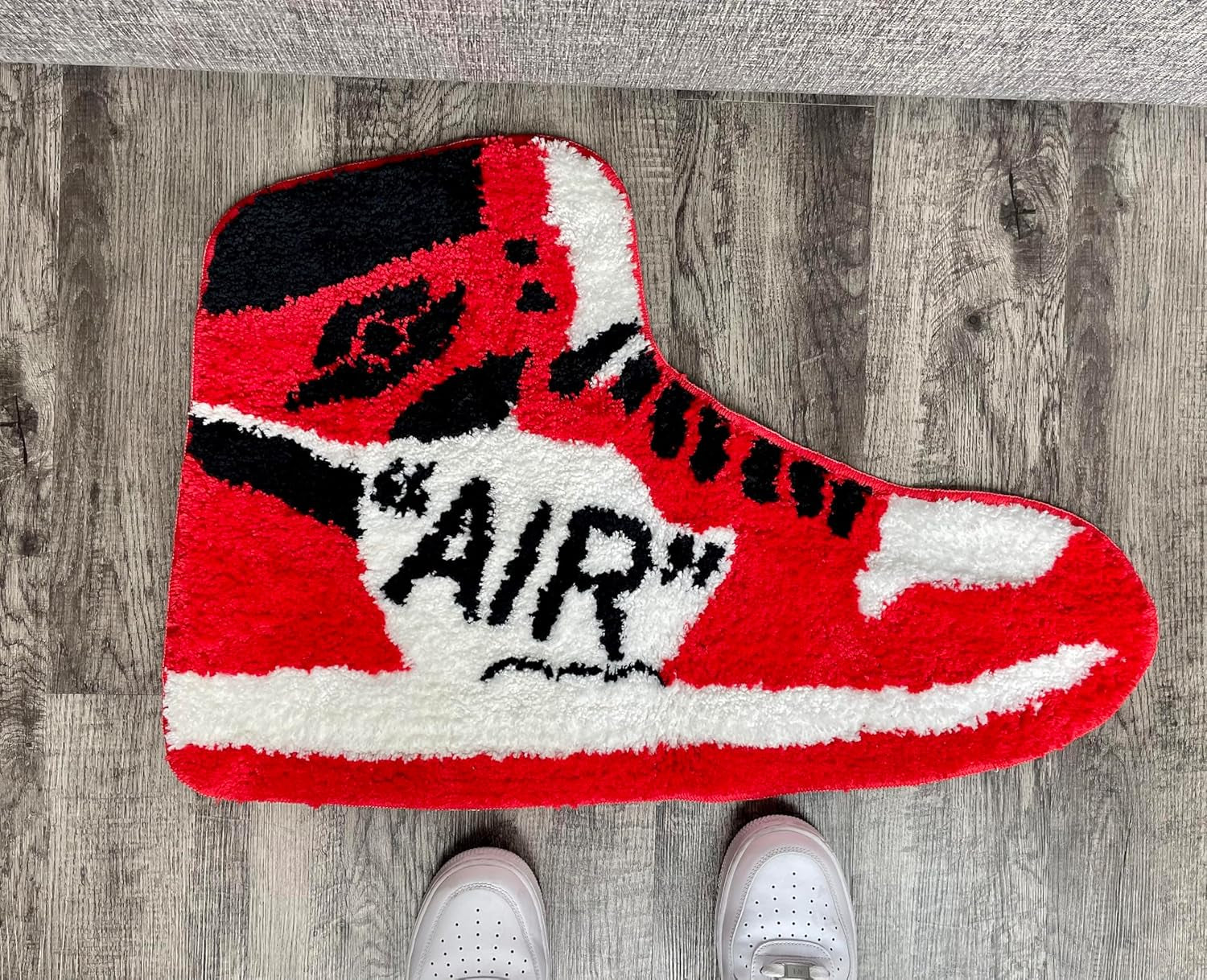 Sneaker Rug - Handmade & Premium- 30In (75Cm) - Hypebeast Rug - Hypebeast Room Decor - Living Room, Bedroom, Children Room, Door Mat - Aesthetic Room Decor -  Rug (-7)