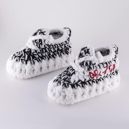 Baby Sneakers Crochet Hypebeast Shoes for Toddler Sneakerheads, Soft Booties for Boys & Girls, Designer Kids Fashion, Breathable & Comfortable Children'S Kicks