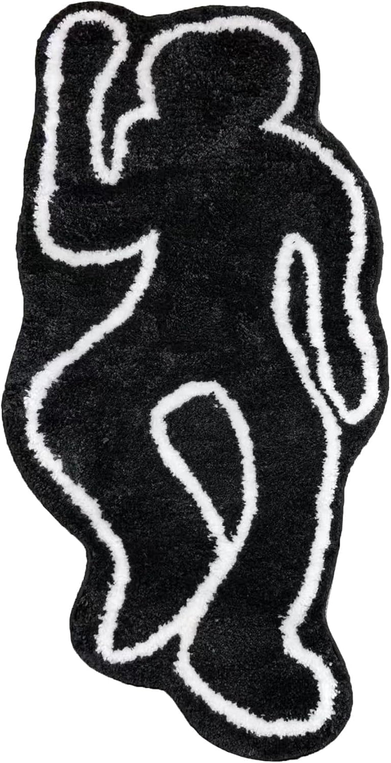 Dead Body Retro Funny Ultra Soft Anti-Slip Floor Door Mat Rug