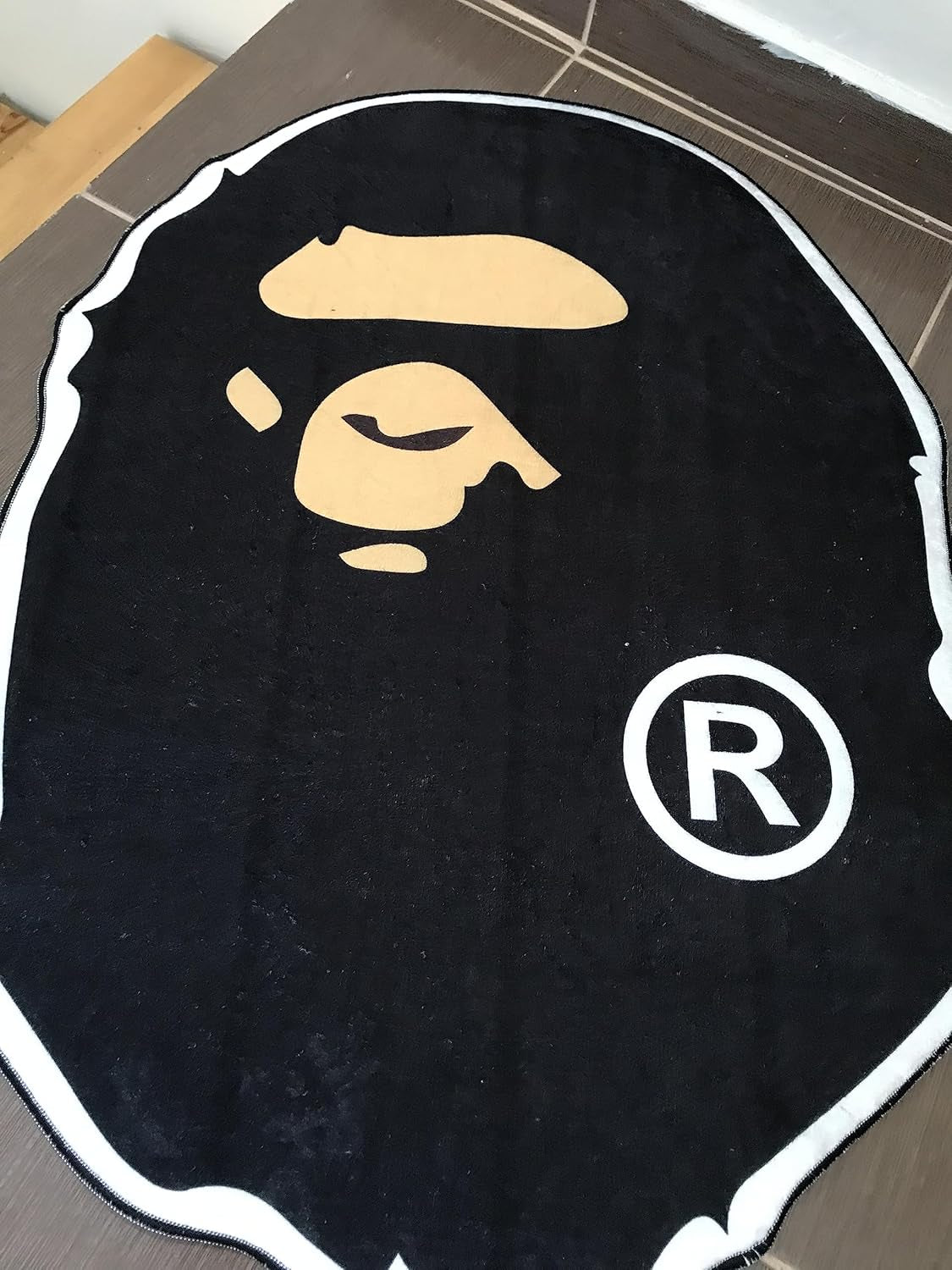 Bape Rug, Large, Low Pile, Modern Area Rug, Non Slip, Colorful, Indoor, Hypebeast Pattern, Suitable for Bedroom, Living Room, Playroom