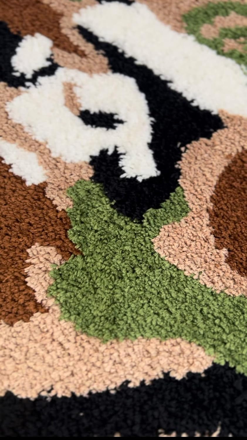 Bape Rug - Handmade & Premium- 28In W * 20In L (70 * 50Cm) - Hypebeast Rug - Hypebeast Rug Decor - Living Room, Bedroom, Children Room, Door Mat - a Bathing APE Rug (Blue Camo) (Camo)